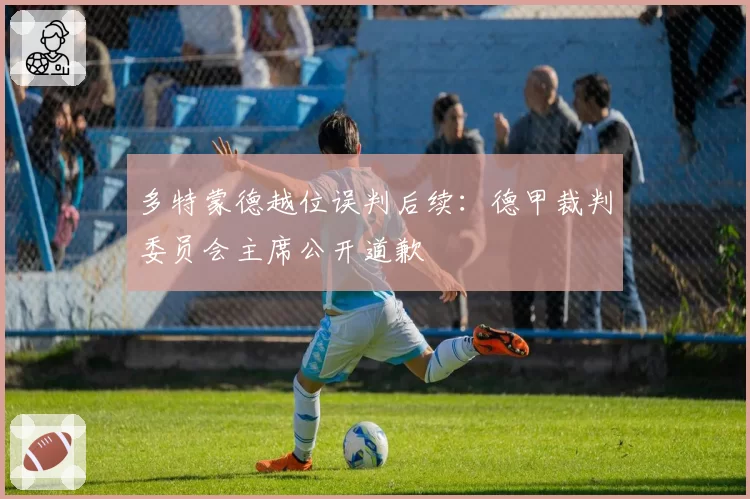 多特蒙德越位误判后续：德甲裁判委员会主席公开道歉